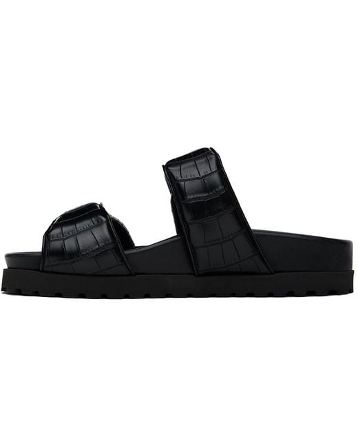 Gia Borghini Giaborghini Black Perni 11 Croc Sandals