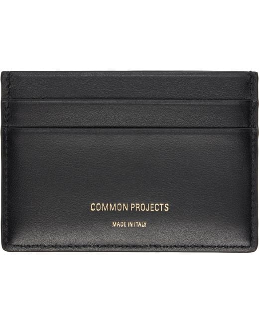 Common Projects Black Multi Card Holder for men