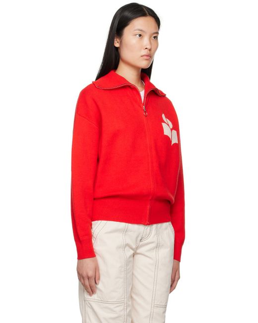 Isabel Marant Red Axelle Sweater