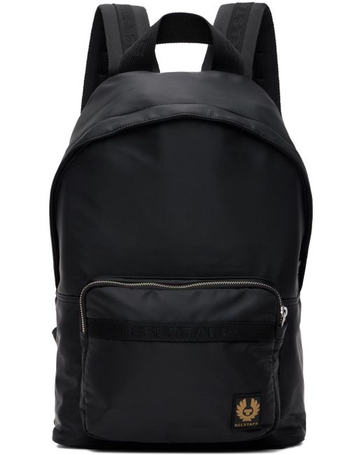 Belstaff Black Zip Backpack for men