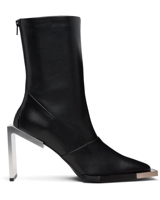 HELIOT EMIL Black Ankle-High Boots for men
