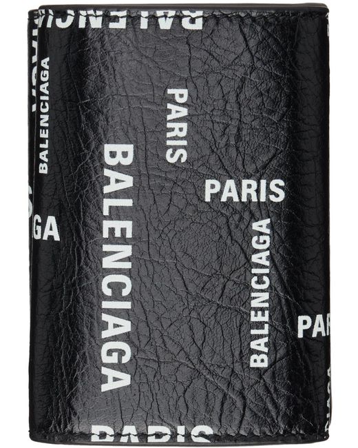 Balenciaga Black Logo Wallet for men