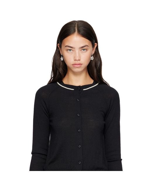 Simone Rocha Metallic Mini Daisy Drop Earrings