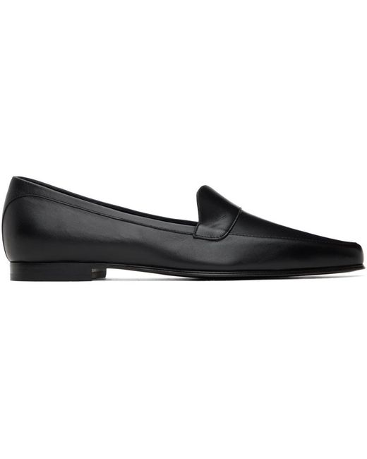 Khaite Black 'The Pippen' Loafers