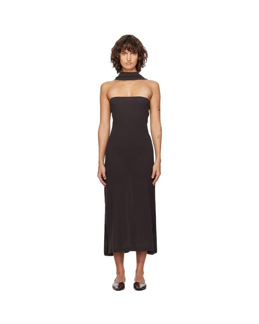 Paloma Wool Black Alberch Maxi Dress