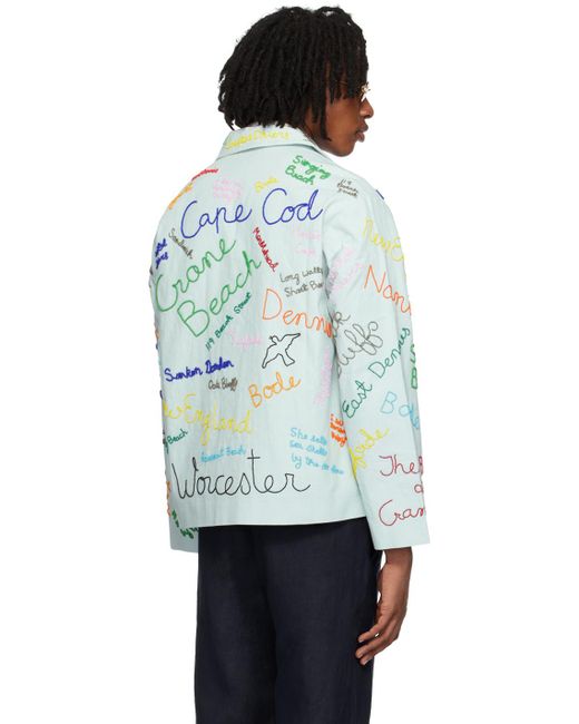 Bode Multicolor Seashore Jacket for men