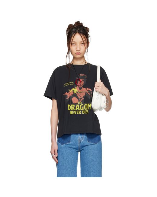 Lu'u Dan Black Bruce Lee X Lựu Đạn Athletic T-Shirt
