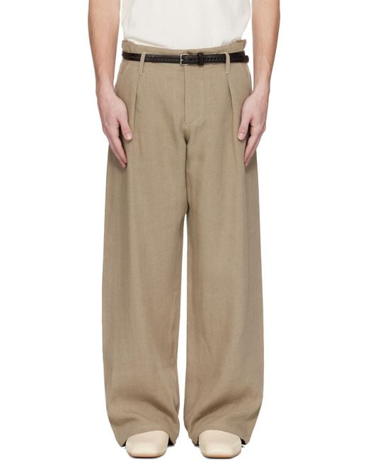 Our Legacy Work Shop Emporio Armani Carico Trousers in Natural for