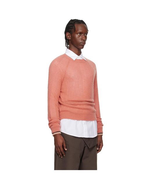 Dries Van Noten Multicolor Alpaca Sweater for men