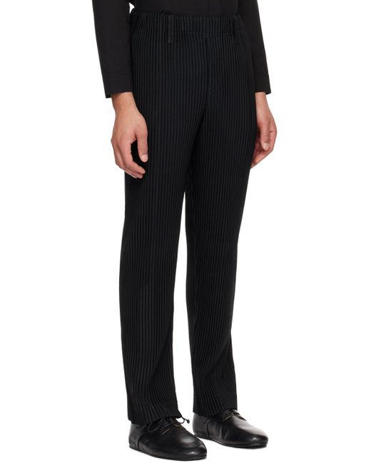 Homme Plissé Issey Miyake Homme Plissé Issey Miyake Black Tailored Pleats 1 Trousers for men
