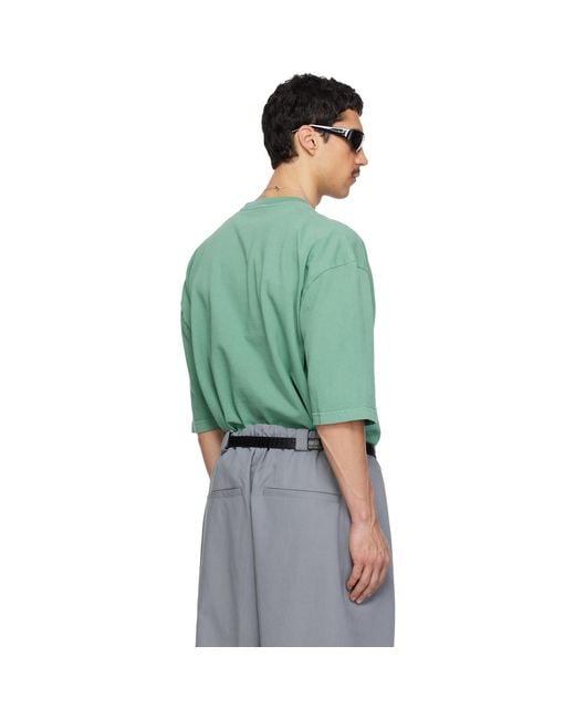 Willy Chavarria Green 'Chavarria Community Center' Buffalo T-Shirt for men