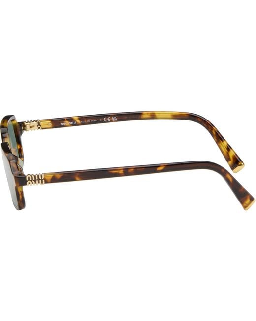 Miu Miu Black 'Miu Regard' Sunglasses
