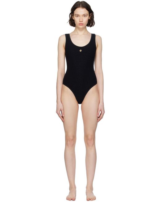 Casablancabrand Black Low Back Swimsuit