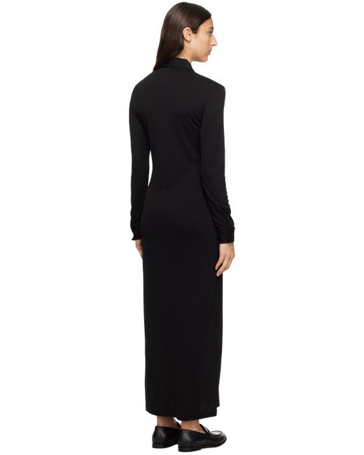 Filippa K Black Slim Maxi Dress