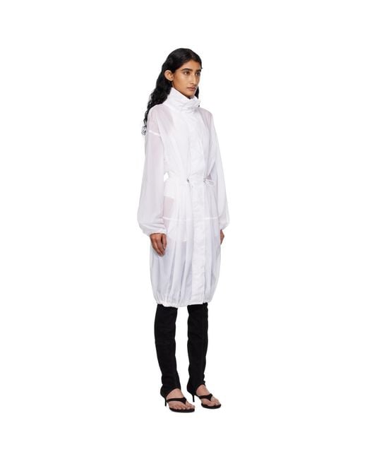 Alaïa Black Soft Nylon Bubble Parka