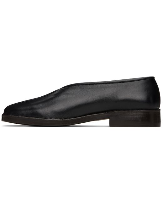 メンズ Lemaire ブラック Flat Piped スリッポン Black