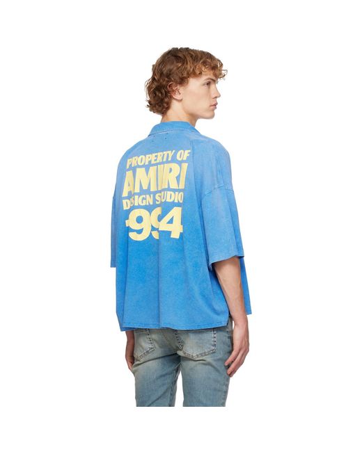 Amiri Blue 1994' Camp Shirt for men