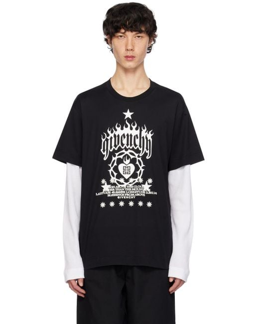Givenchy long sleeve t shirt mens sales