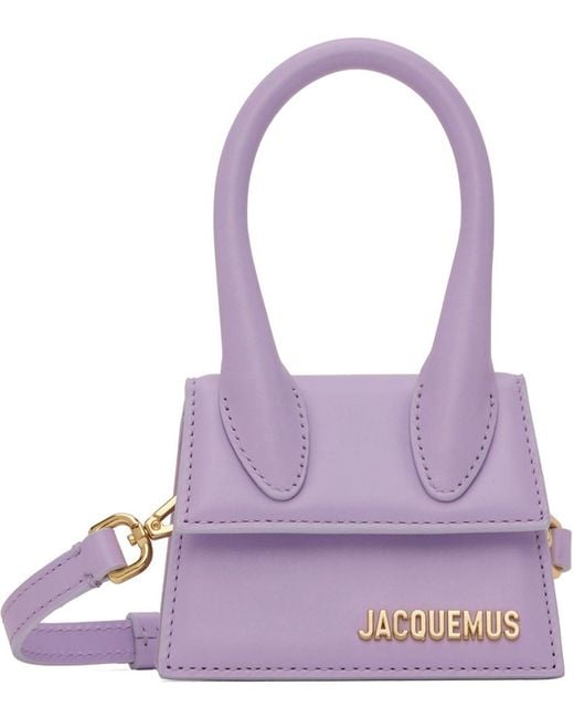 Jacquemus Purple Le Papier 'Le Chiquito' Bag