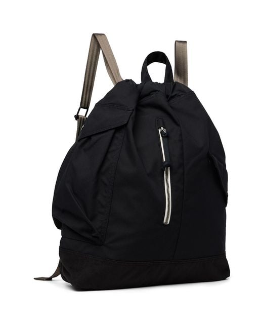 Nanamica Black 2-Way Backpack for men
