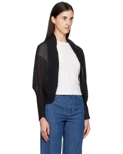 Max Mara Black Vesuvio Cardigan