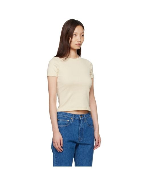 Flore Flore Blue Off- Car T-Shirt