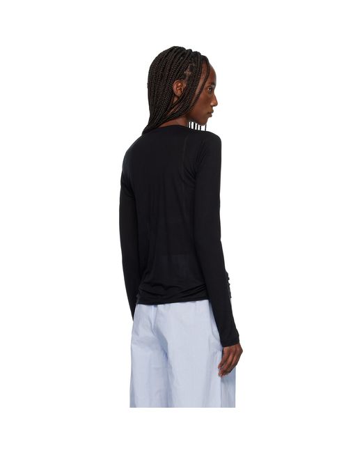 Baserange Black Long Sleeve T-Shirt