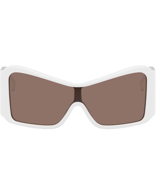 Lunettes De Soleil De Type Visière Blanches VAQUERA en coloris Black