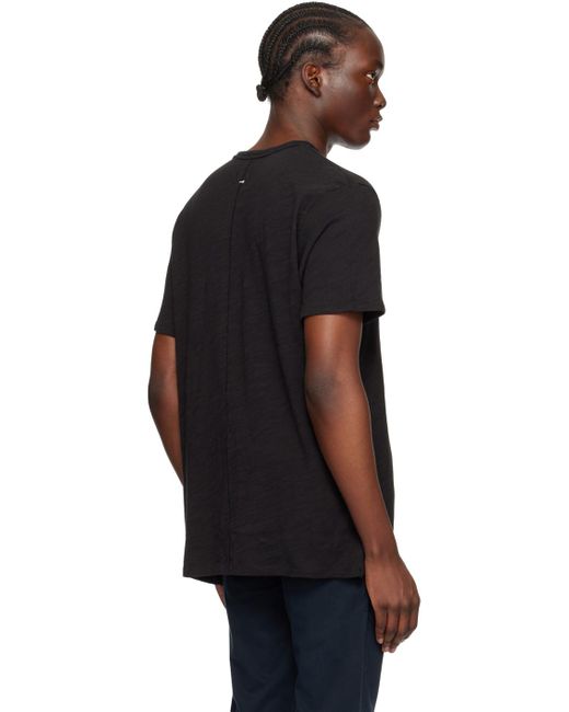 Ragbone t-shirt noir en coton flammé Rag & Bone pour homme en coloris Black