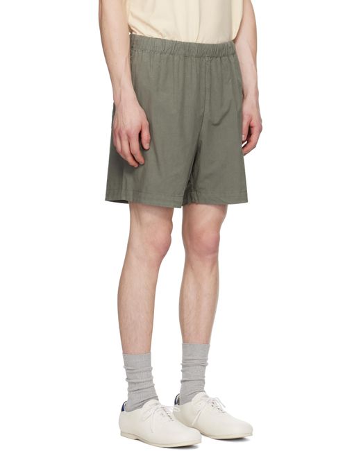 Norse Projects Green Per Cotton Tencel Shorts for men