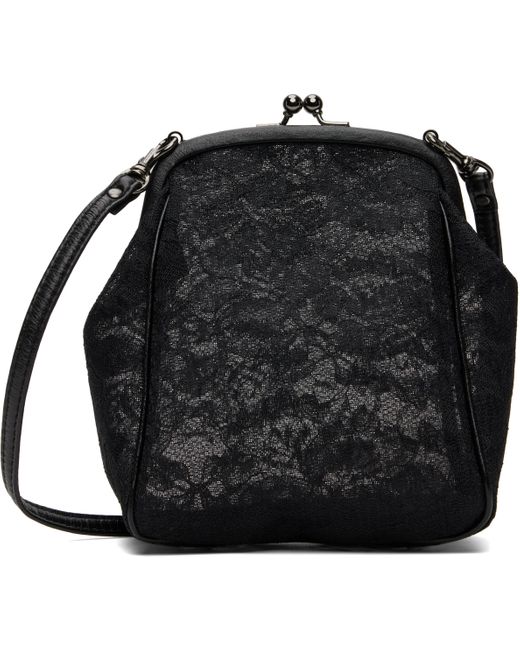 Yohji Yamamoto Black Clasp Pouch Bag