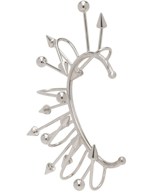 【関税込み】Jean Paul Gaultier シルバー The Spike イヤカフ Jean Paul Gaultier - Jean Paul Gaultier | The Spike Ear Cuff