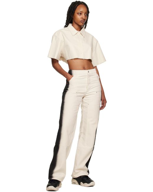 Heron Preston Natural White Ex-ray Shirt