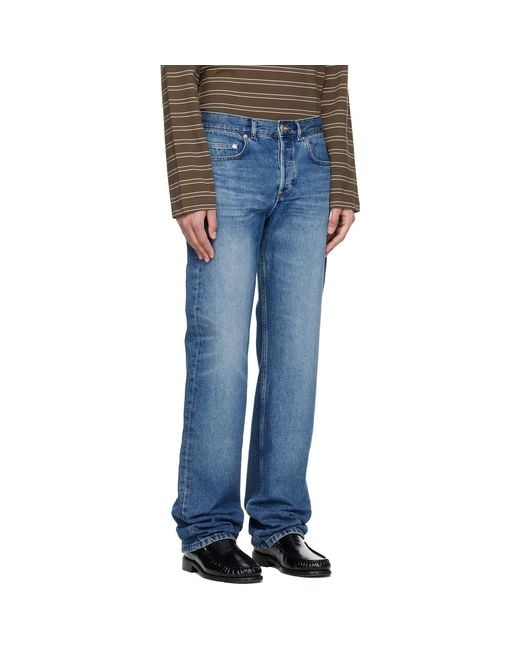 A.P.C. Blue Rescue Jeans for men
