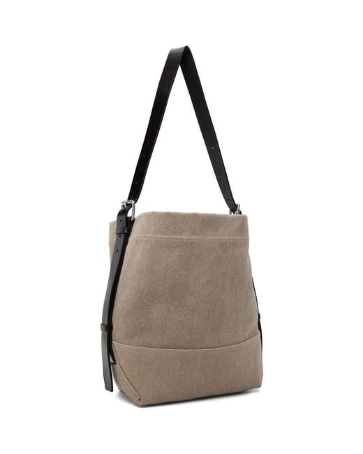 Lemaire Gray Small Belted Tote