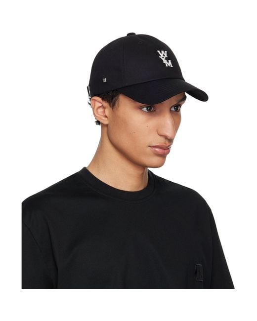 Wooyoungmi Black Logo Ball Cap for men