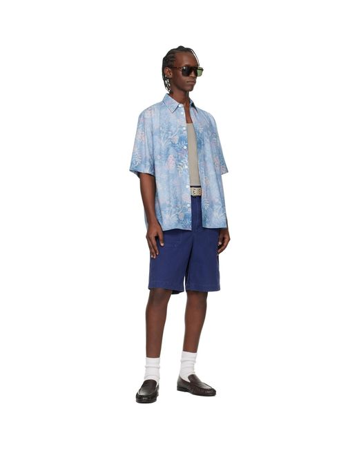 Isabel Marant Blue Akyle Shorts for men