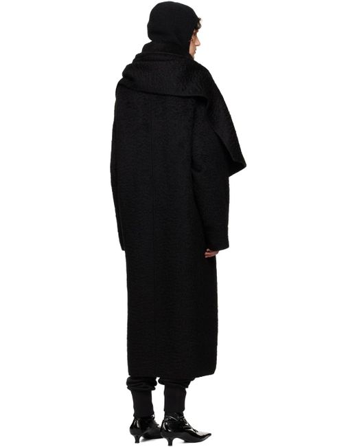 The Row Black Orlando Coat