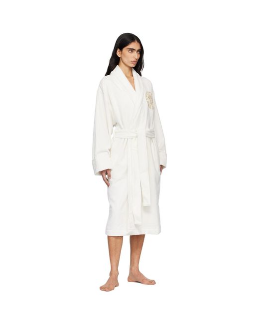Versace Black Medusa Gala Bathrobe