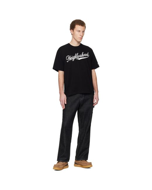 Neighborhood Black Ss T-Shirt for men