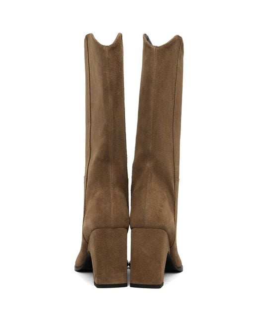 Coperni Brown Cowboy Bridge Boots