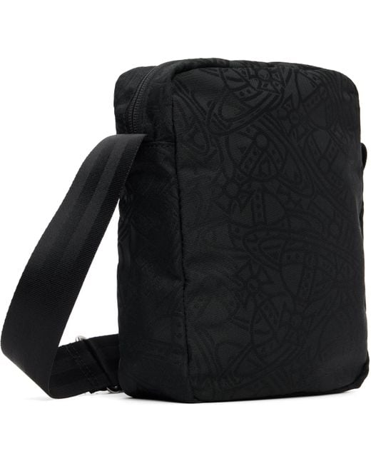 メンズ Vivienne Westwood ブラック Luke クロスボディポーチ Black