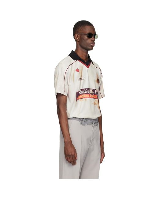 ANDERSSON BELL Multicolor Dust Printed Football Jersey T-Shirt for men