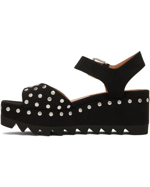Stella McCartney Black Elyse Heeled Sandals