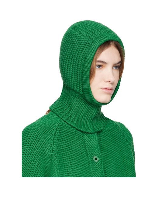 YMC Green Cotton Balaclava