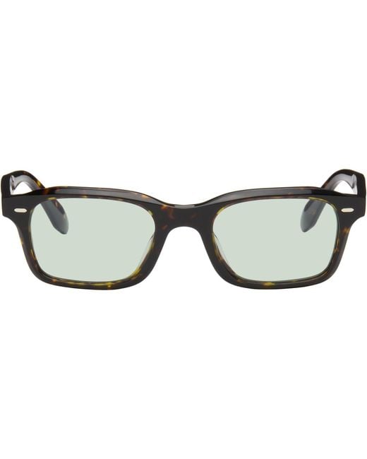 Oliver Peoples Black N.08 Sunglasses for men