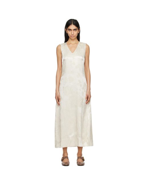 Holzweiler Black Off- Luka Jacquard Maxi Dress