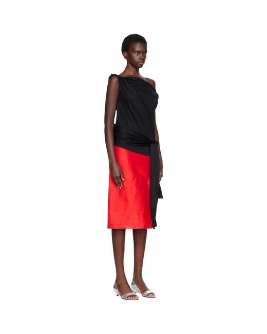 Proenza Schouler Red Zafira Top
