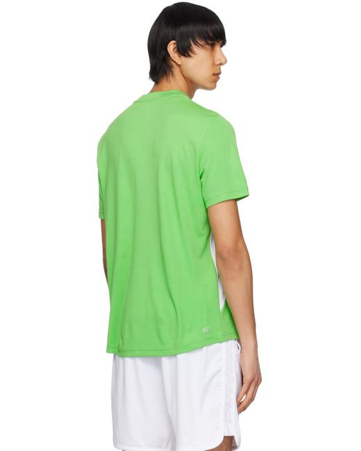 メンズ Lacoste Novak Djokovicエディション ーン Tシャツ Green