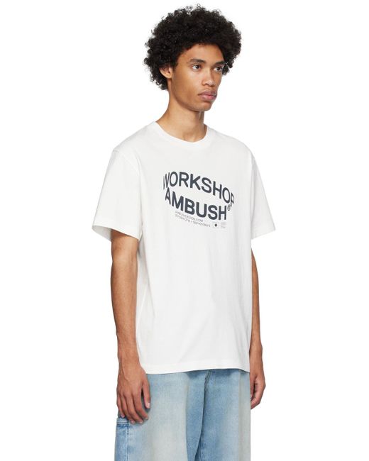 Ambush White Revolve T-shirt for men